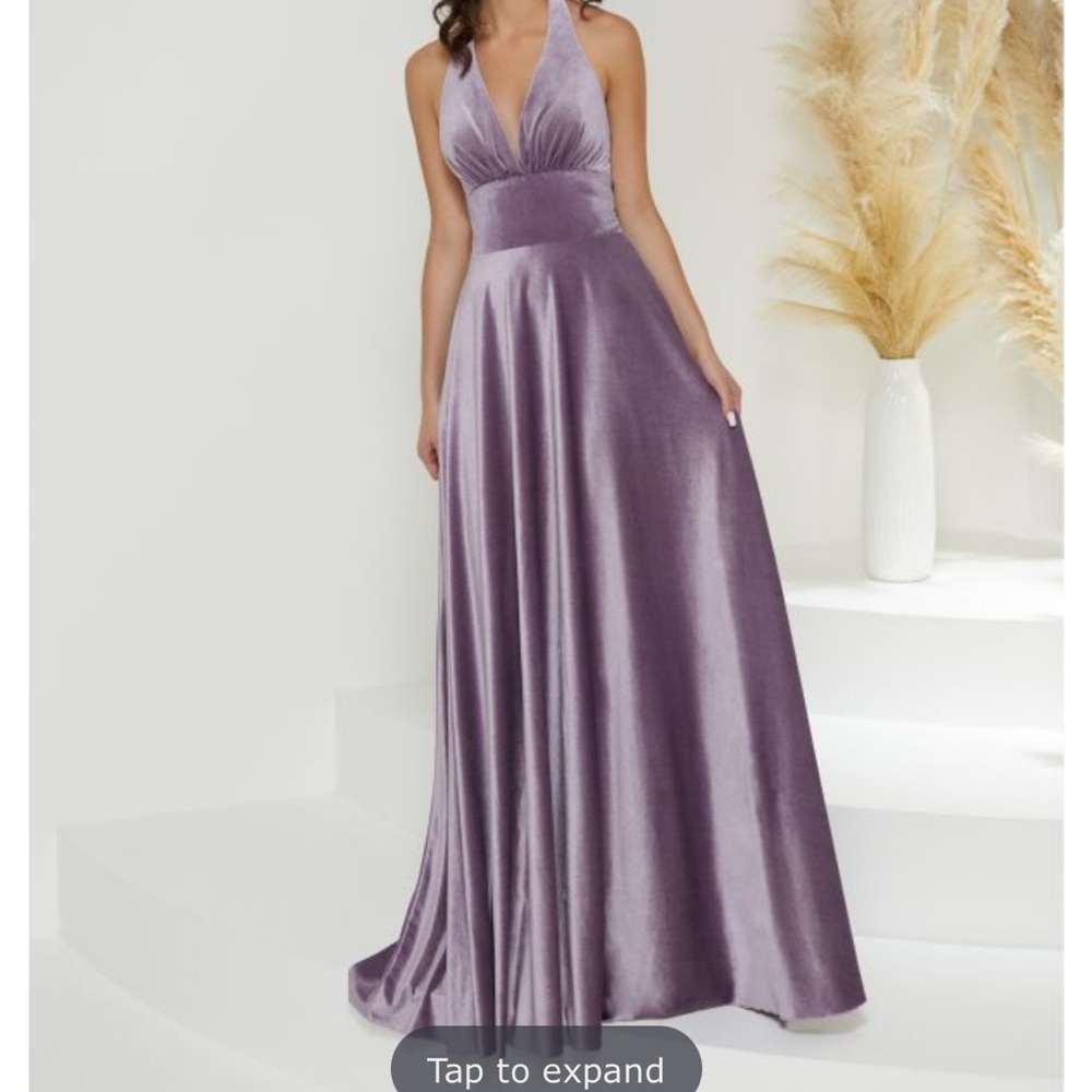 Teal Christina Wu A-Line Gown